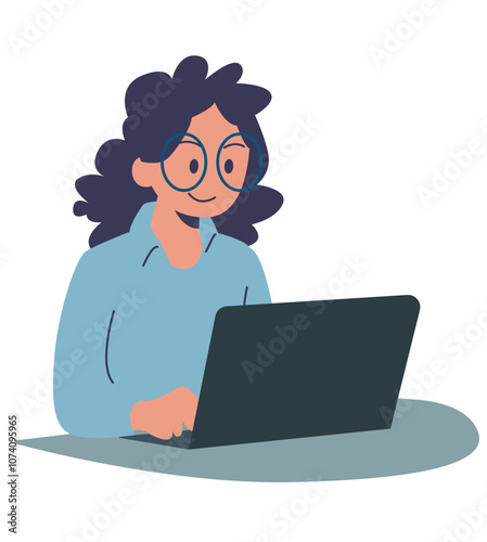 person working on laptop