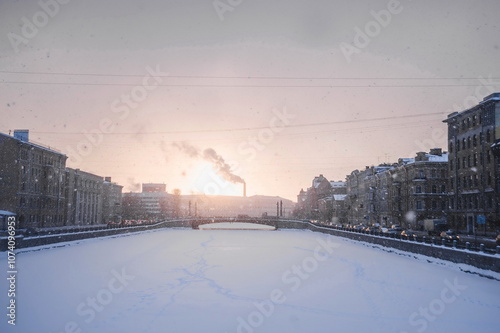 winter view of saint petersburg