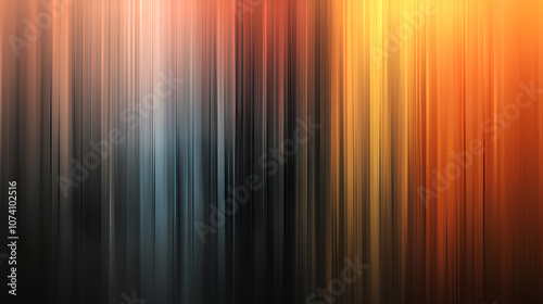 Abstract background with colorful lines orange  yellow  and black.