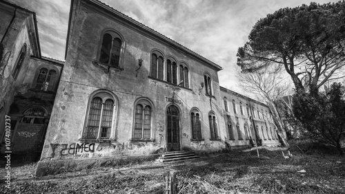 The Dark and Mysterious Volterra Asylum: Exploring Its Abandoned Corridors and Haunting Architecture photo