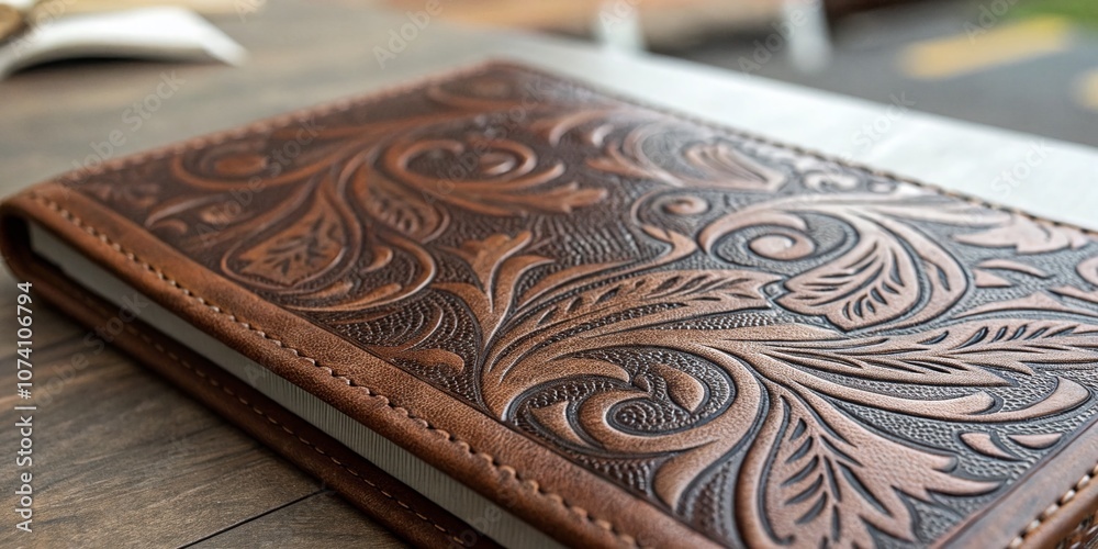 High Depth of Field Embossed Leather Texture Effect Mockup with Intricate Patterns and Rich Color Depth for Design Projects, Presentations, and Marketing Materials High Depth of Field Embossed Leather Texture Effect Mockup with Intricate Patterns and Rich Color Depth for Design Projects, Presentations, and Marketing Materials
