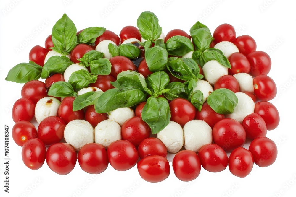 custom made wallpaper toronto digitalTraditional Caprese salad featuring creamy mozzarella ripe tomatoes and ample basil drizzled with balsamic vinegar on a white backdrop
