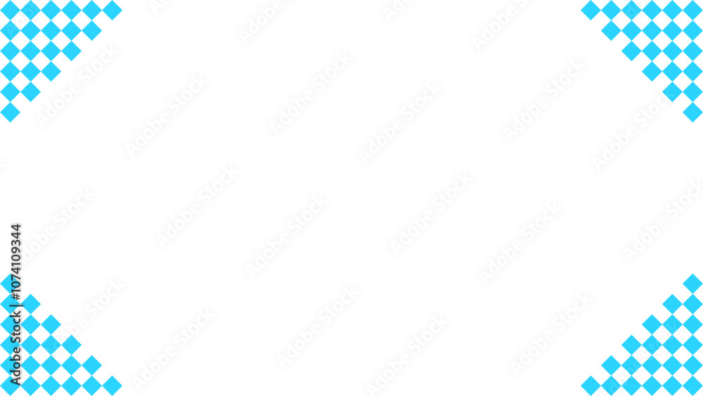 Background white with blue square in corner. Vector can be used for banners, posters, power points, templates, slides, etc. Background white with blue square in corner. Vector can be used for banners, posters, power points, templates, slides, etc.