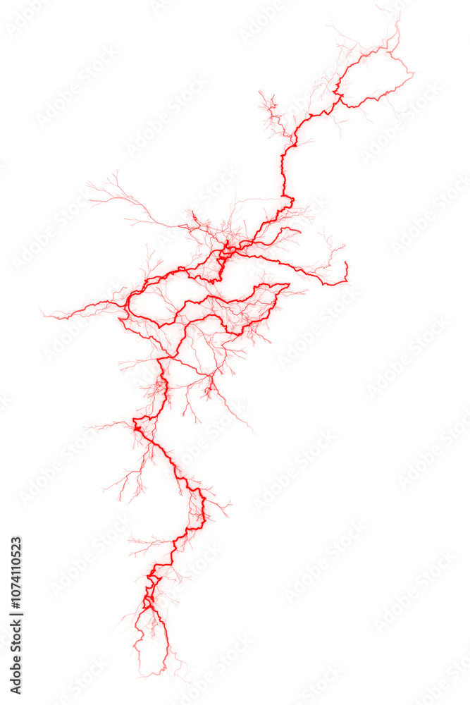 Fototapeta premium red electric current