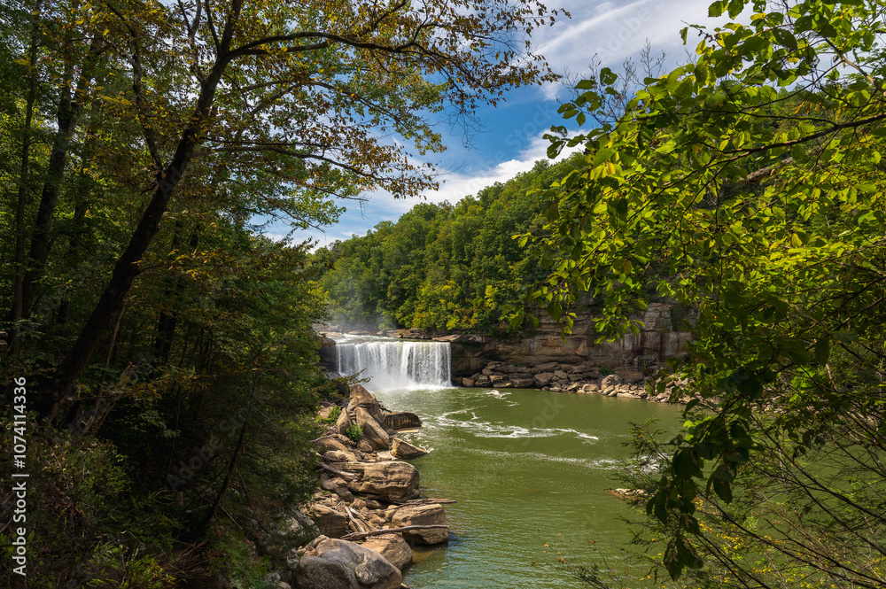 Cumberland Falls Viewed through Trees Cumberland Falls Viewed through Trees