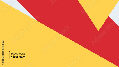 Abstract Geometric Rectangle Artwork. Retro colors yellow, pink, blue dark and white background.