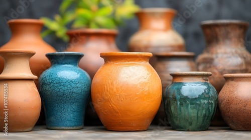 Explore the unique beauty of handcrafted pottery in vibrant colors and intricate designs