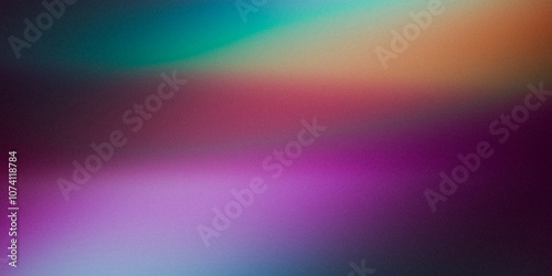 Abstract colorful background gradient pink red orange green blue grunge rough texture pattern noise grain illustration cover header design product backdrop element