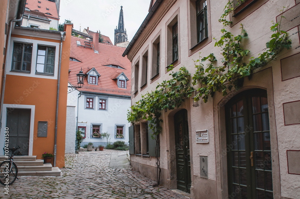 Fototapeta premium street in old town