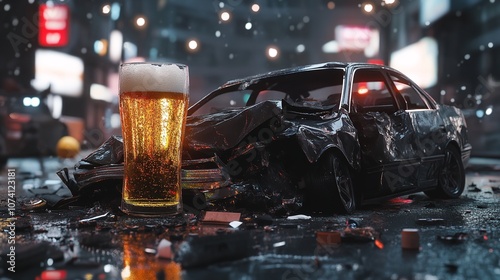 Dont_drink_and_drive-Auto_accident_involving_one_car_and_g