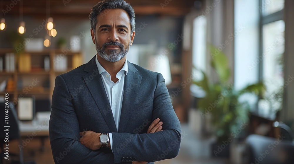 © TE - Confident indian man showcases elegance in business attire © TE - Confident indian man showcases elegance in business attire