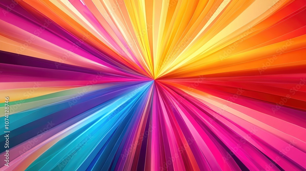 Obraz premium Dynamic back to school backdrop featuring a vibrant burst design