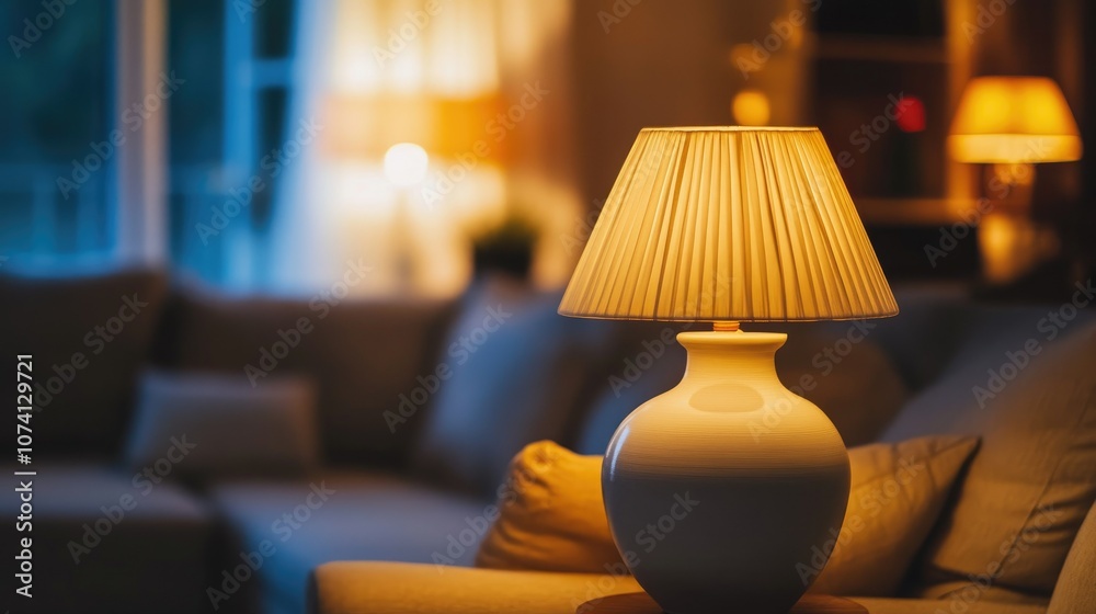 Cozy Indoor Lighting with Elegant Table Lamp