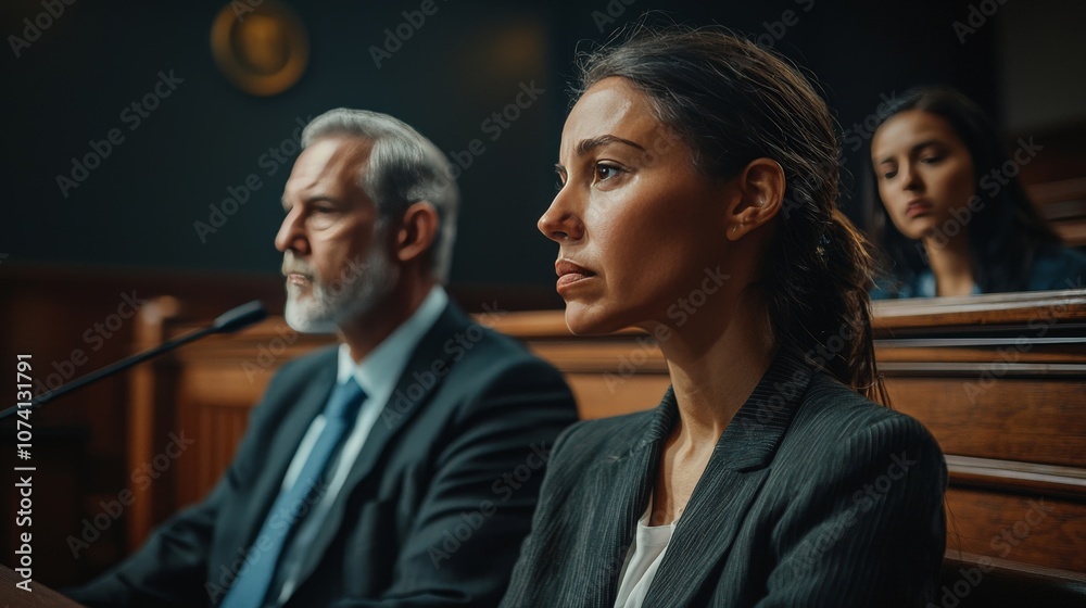 A victim impact statement being read in court, demonstrating the role of victims in the criminal justice process A victim impact statement being read in court, demonstrating the role of victims in the criminal justice process