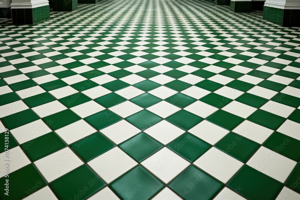 Naklejka premium Tiled floor backgrounds flooring pattern.