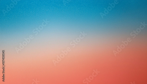 Abstract Blue and Coral Gradient Background