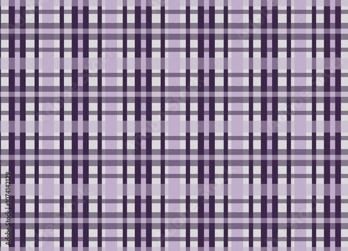 Seamless  tartan pattern purple  and white Plaid Textile Pattern 