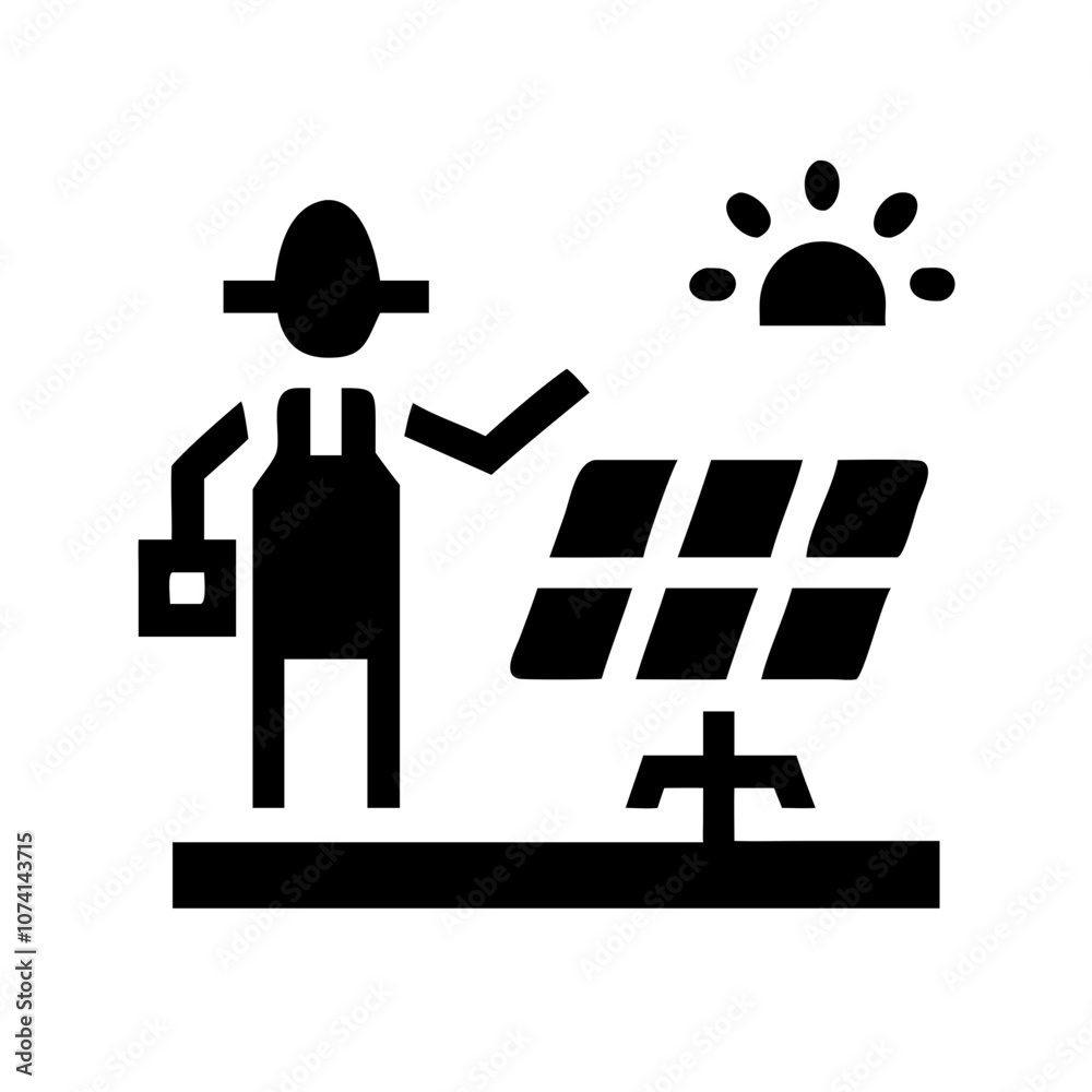 solar panel icon isolated on transparent background solar panel icon isolated on transparent background