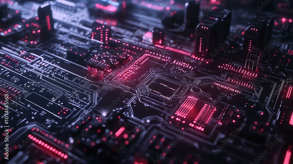電子基板_マザーボードのイメージ画像 電子基板_マザーボードのイメージ画像
