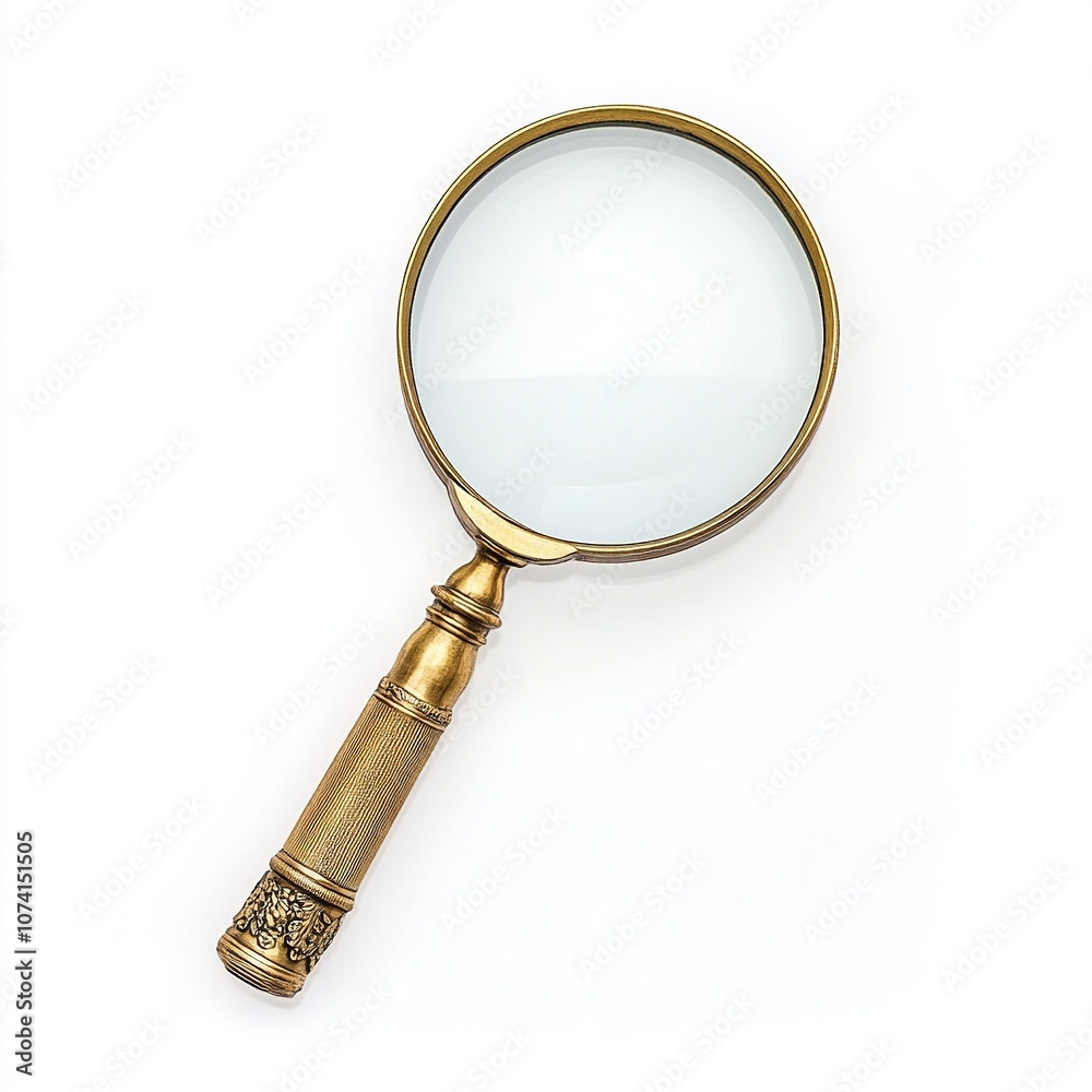 Magnifying glass isolated on a white background Magnifying glass isolated on a white background