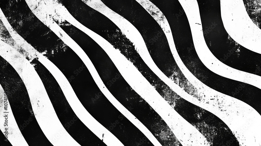 Black and white wavy grunge texture for use in backgrounds and design elements Black and white wavy grunge texture for use in backgrounds and design elements