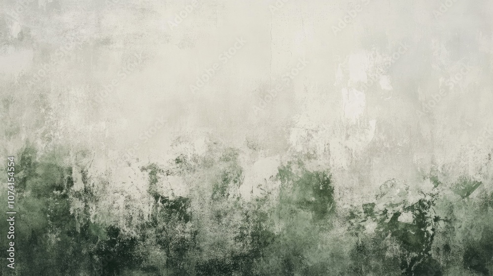 Light tones of green and gray in a subtle grey backdrop Light tones of green and gray in a subtle grey backdrop
