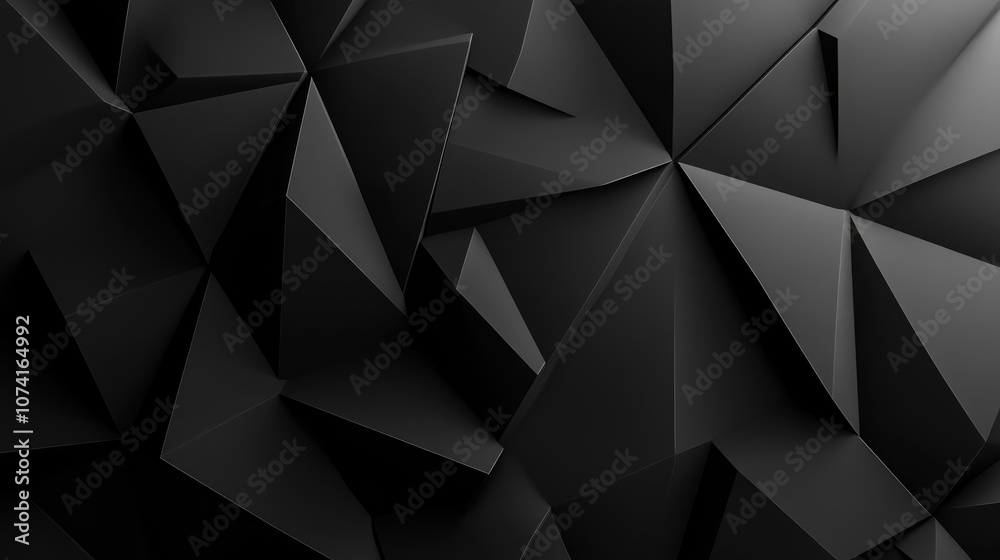 Abstract black geometric background featuring contemporary shapes Abstract black geometric background featuring contemporary shapes