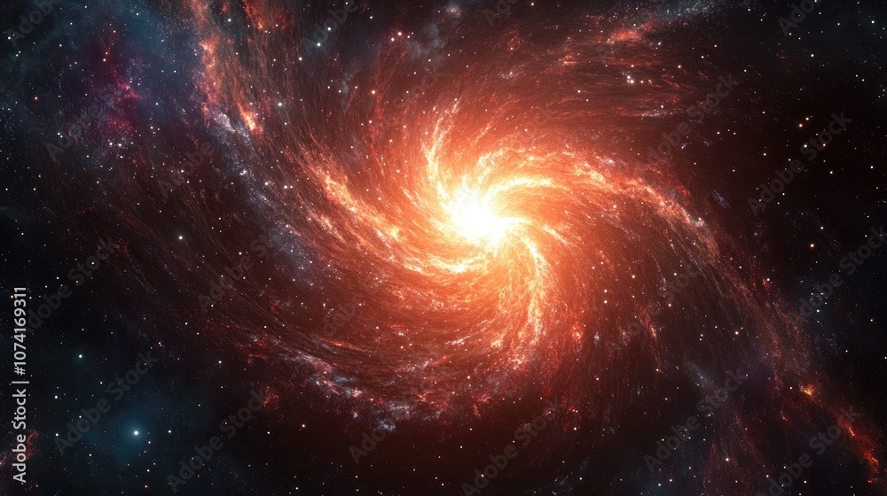 3D cartoon depiction of a star field in deep space light years away from Earth 3D cartoon depiction of a star field in deep space light years away from Earth