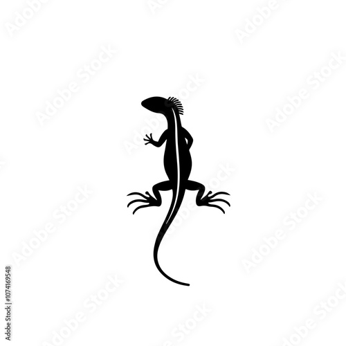 Spiny tailed Lizard Vector Logo