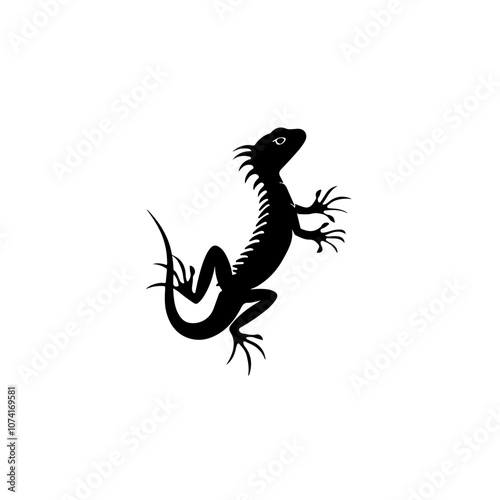 Spiny tailed Lizard Vector Logo