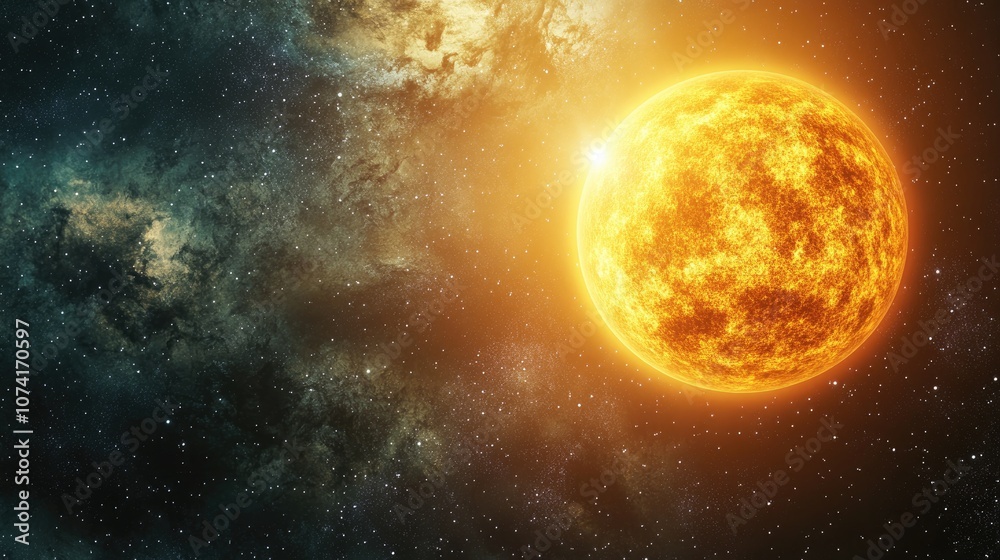 Exoplanet 3D illustration featuring a 3D cartoon rendering Exoplanet 3D illustration featuring a 3D cartoon rendering