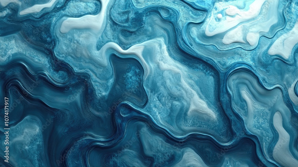 Abstract texture on batik in a 3D cartoon rendering Abstract texture on batik in a 3D cartoon rendering