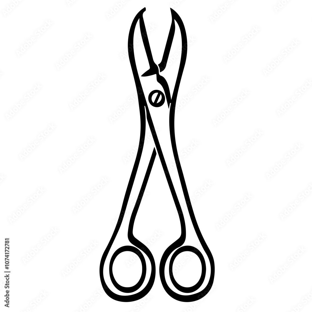 Sponge Forceps Vector Logo Sponge Forceps Vector Logo
