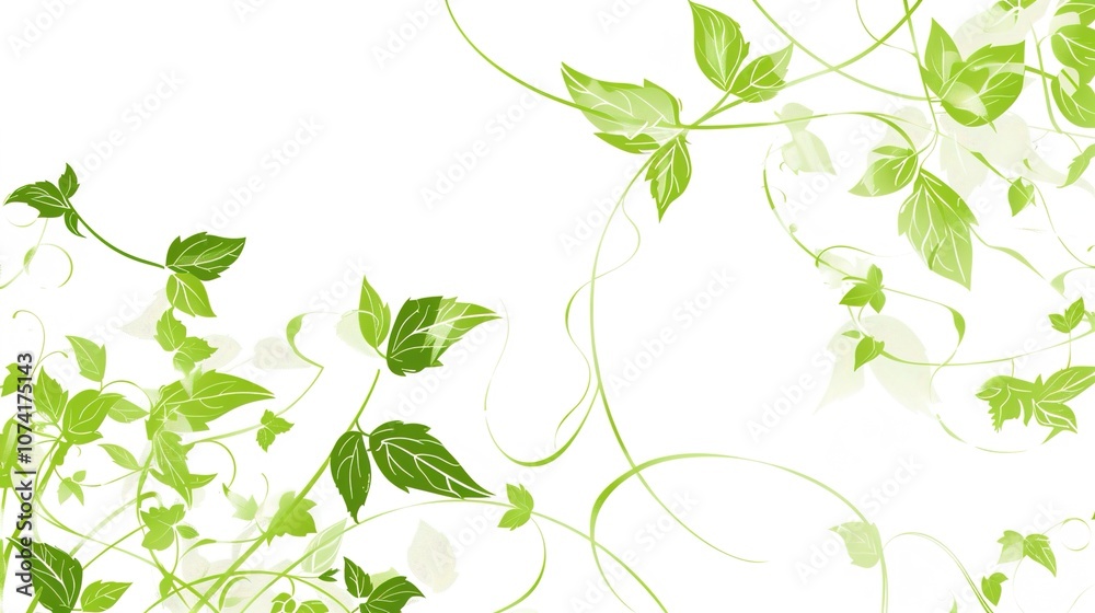 Elegant Vine White Background Picture: A Touch of Natural Beauty Elegant Vine White Background Picture: A Touch of Natural Beauty