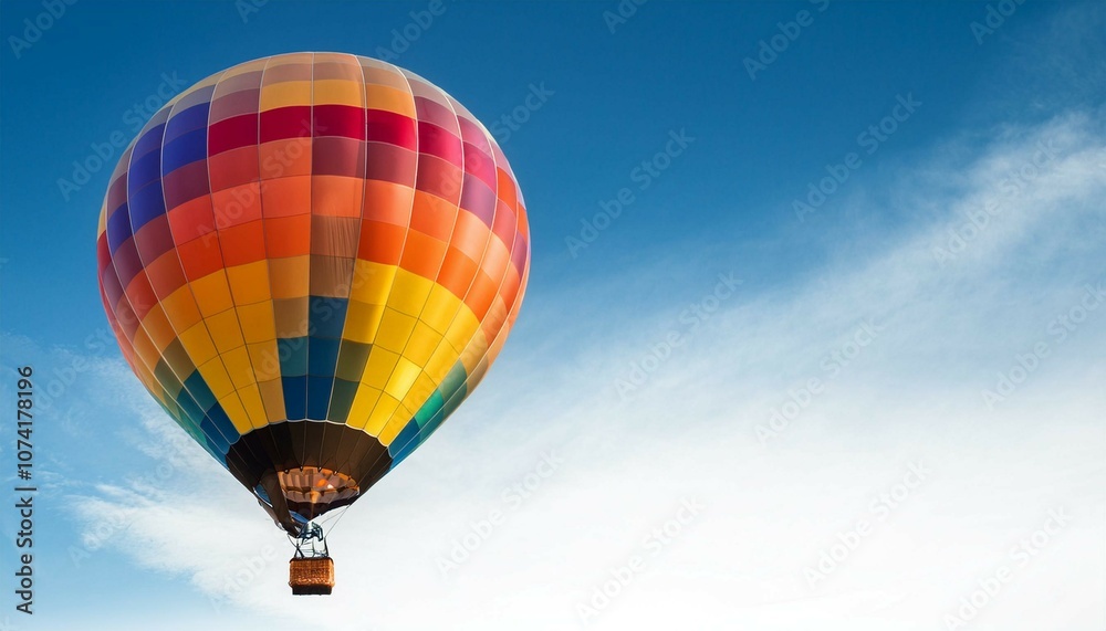 Fototapeta premium hot air balloon in flight