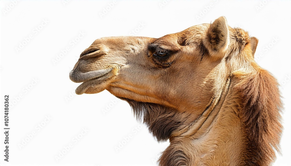 Obraz premium camel isolated on white background