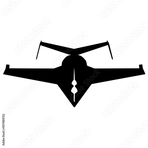Stealth Uav Vector Logo