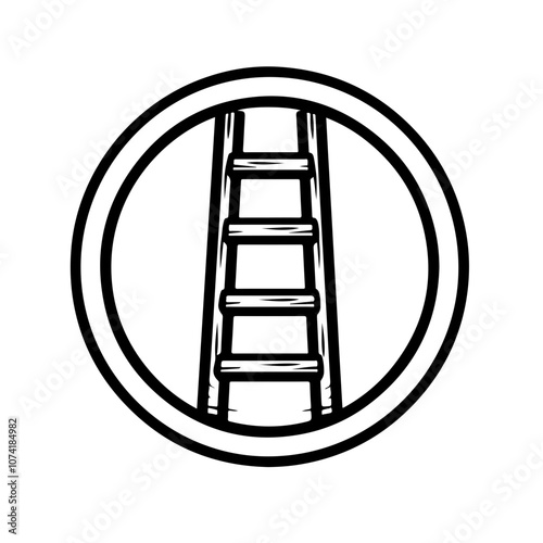 Step Ladder Vector Logo