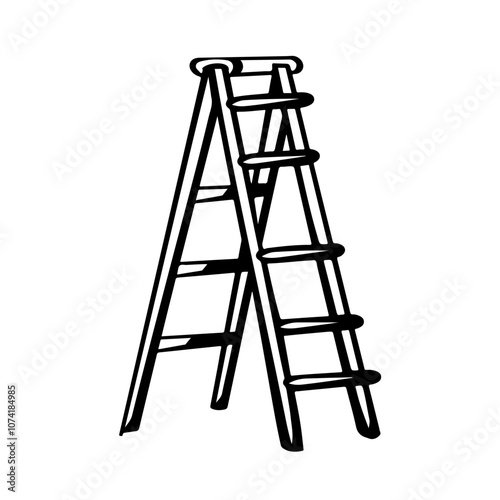 Step Ladder Vector Logo