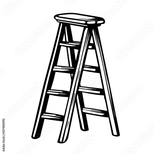 Step Ladder Vector Logo