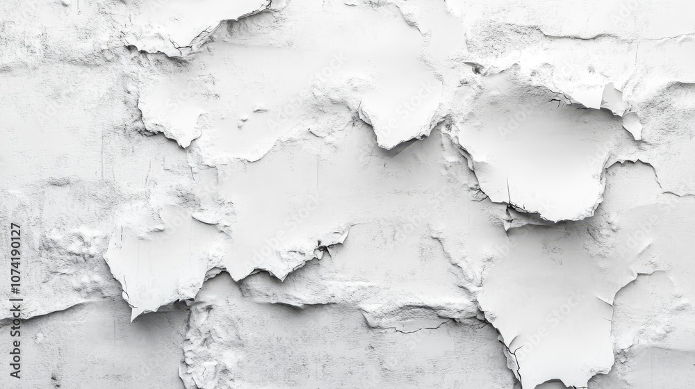 3D rendering of loft style plaster walls in gray and white featuring empty spaces suitable for wallpaper commonly found in home and interior design 3D rendering of loft style plaster walls in gray and white featuring empty spaces suitable for wallpaper commonly found in home and interior design