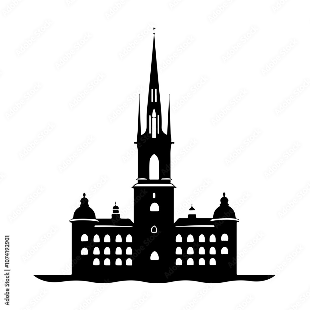Fototapeta premium Stockholm Vector Logo
