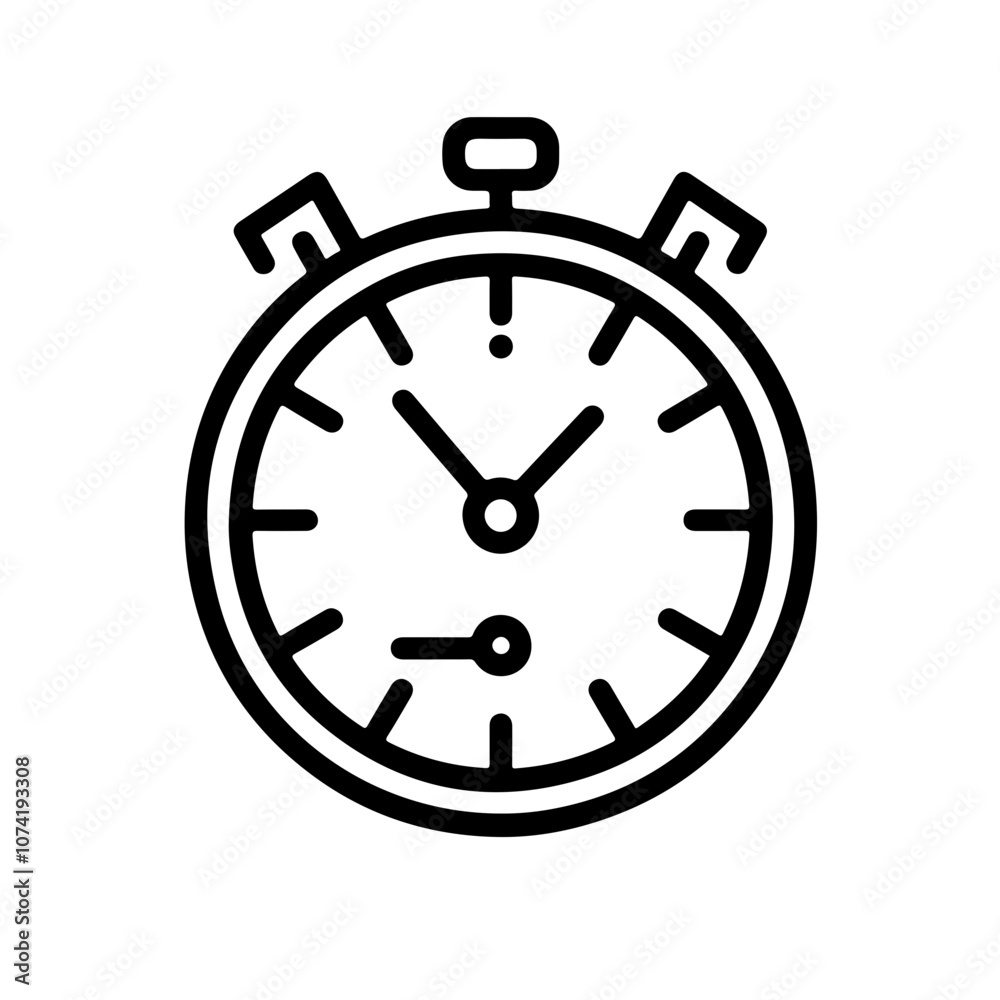 Stopwatch Vector Logo Stopwatch Vector Logo