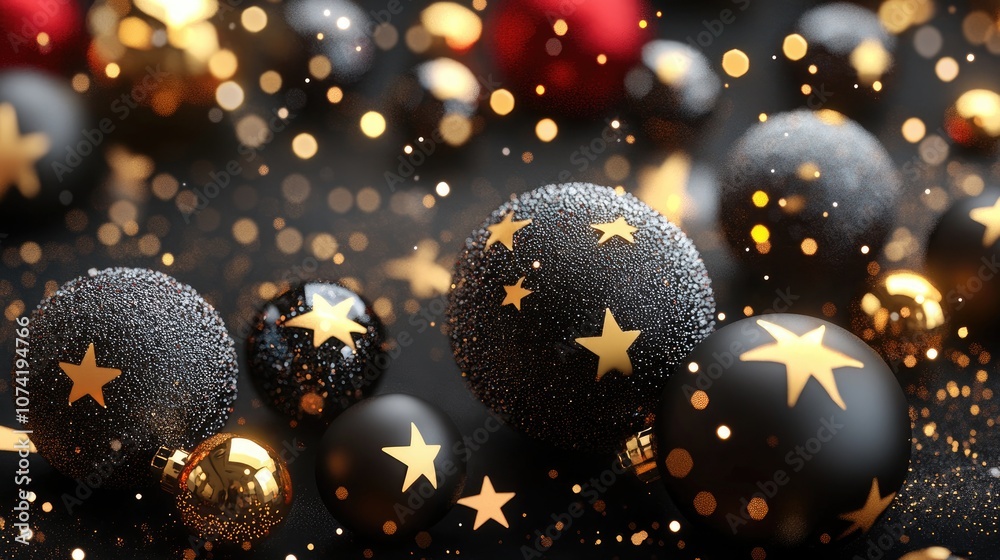 Creative abstract festive background decoration with 3D rendering Creative abstract festive background decoration with 3D rendering