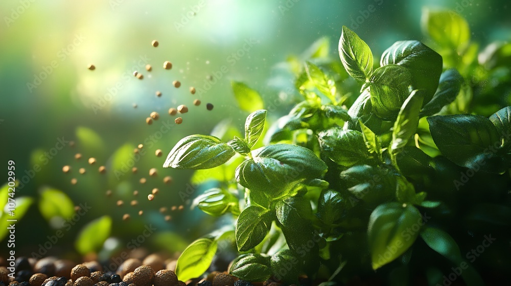 fresh seasonings for cooking and foliage for food: fresh seasonings for cooking and foliage for food:
