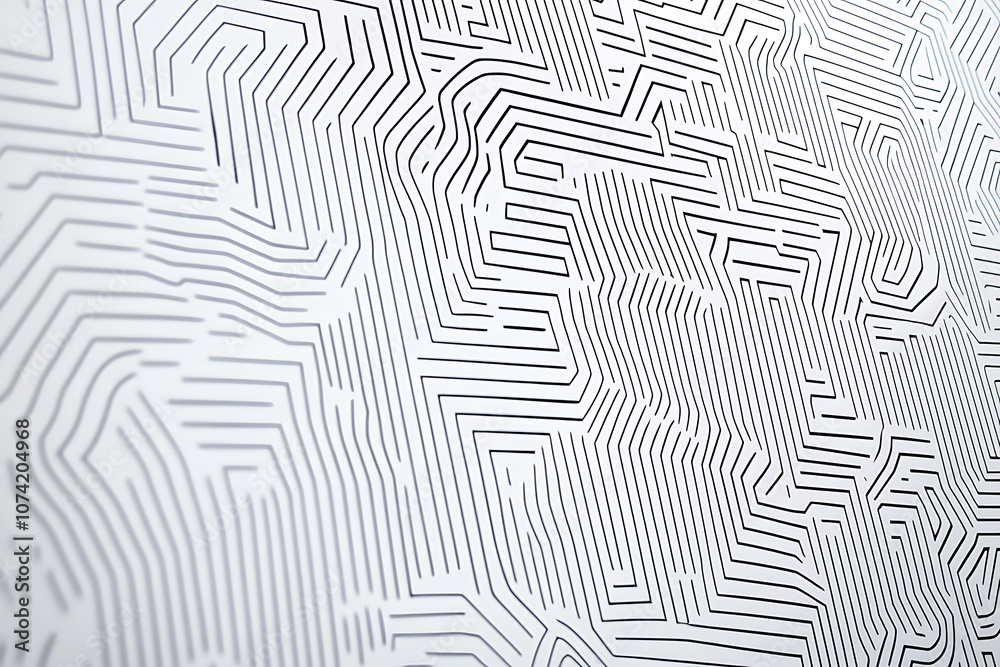 Intricate black and white maze pattern with winding lines, creating an abstract geometric background. Ideal for design projects, textures, and visual concepts.
Intricate black and white maze pattern with winding lines, creating an abstract geometric background. Ideal for design projects, textures, and visual concepts.