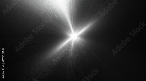 Abstract image depicting bright light radiating from a central point.