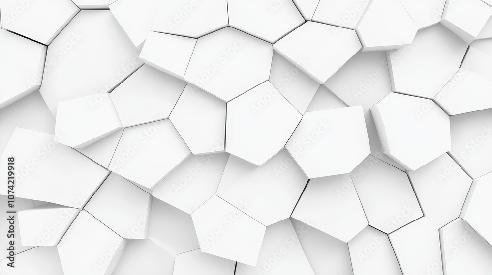 Abstract White Cracked Geometric Pattern Modern Design Background Abstract White Cracked Geometric Pattern Modern Design Background