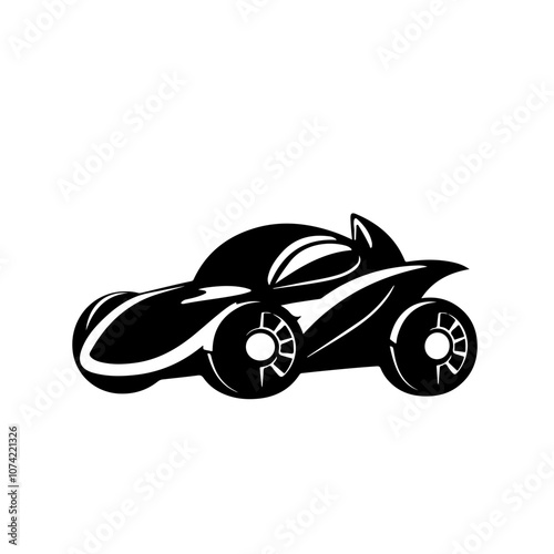 Stunt Car Vector Logo