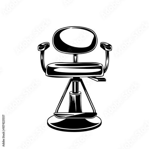 Stylist Chair Vector Logo